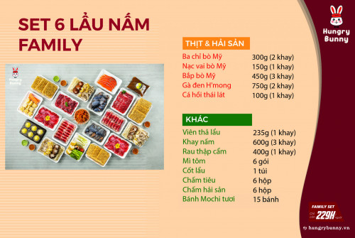 Set 6 Lau Nam Family 15mc