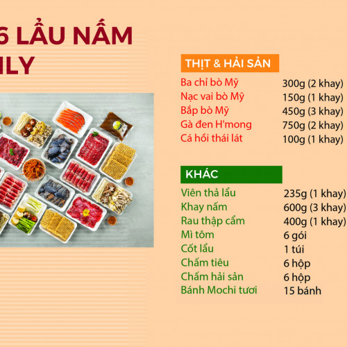 Set 6 Lau Nam Family 15mc