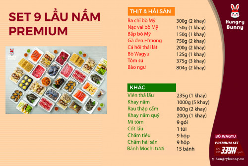 Set 9 Lau Nam Premium 15mc